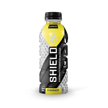 Sword Performance Shield Electrolyte Hydration, Ready to Drink Bottle, Lemonade, PK12 G600494022